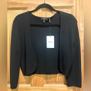 Theory knit crop shrug - size L